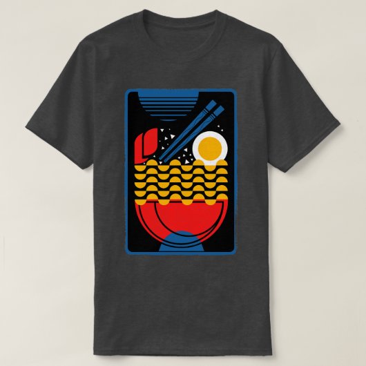 バウハウスラーメン Tシャツ (デザイン正面)
