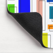 バウハウスレクタングルズ マウスパッド (コーナー)