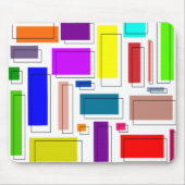 バウハウスレクタングルズ マウスパッド (正面)