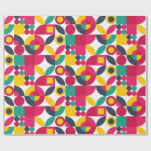 バウハウスヴィンテージスタイル ラッピングペーパー (フラット)