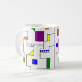 バウハウス回路 コーヒーマグカップ (正面左)
