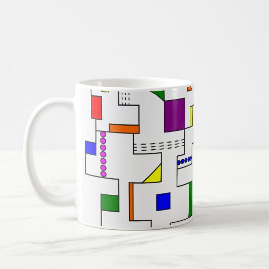 バウハウス回路 コーヒーマグカップ (左)