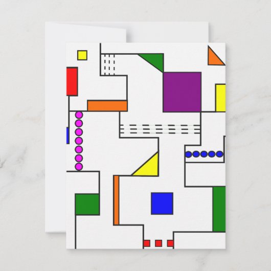 バウハウス回路 ノートカード (正面)