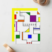 バウハウス回路 ノートカード (正面/裏面インサイチュ)