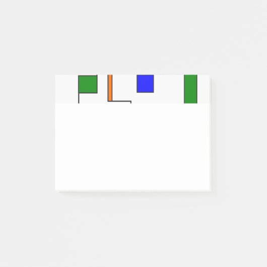 バウハウス回路 ポストイット (正面)