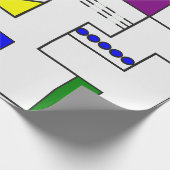 バウハウス回路 ラッピングペーパー (角)