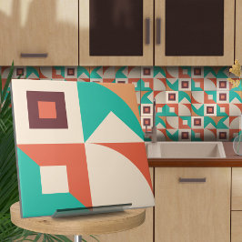 バウハウス幾何学抽象芸術N1 タイル