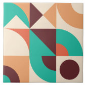 バウハウス幾何学抽象芸術N2 タイル (正面)