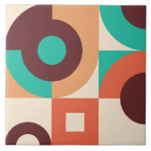 バウハウス幾何学抽象芸術N6 タイル (正面)