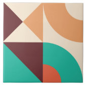 バウハウス幾何学抽象芸術N7 タイル (正面)