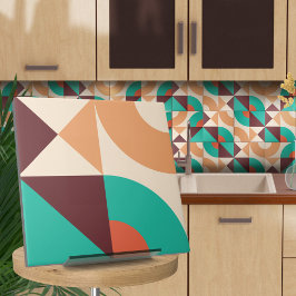 バウハウス幾何学抽象芸術N7 タイル