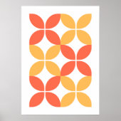 バウハウス幾何学的形状 ポスター (正面)