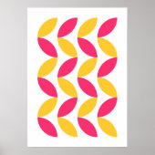 バウハウス幾何学的形状 ポスター (正面)