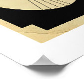 バウハウス抽象芸術#6オリジナル ポスター (角)