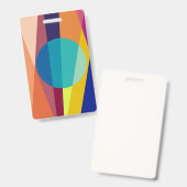 バウハウス柄 バッジ (正面＆裏面)