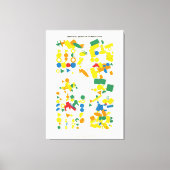 バウハウス量子構成 キャンバスプリント (正面)