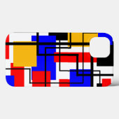 バウハウス長方形と線 – 白 Case-Mate iPhoneケース (裏面 (横))