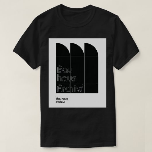 バウハウス33 Tシャツ (デザイン正面)