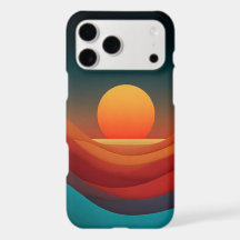 バウハウス・アーシー・サンセット・ウェーブス iPhoneケース