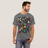 バウハウス グラフィック 13caesium tシャツ (正面フル)