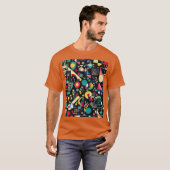 バウハウス グラフィック 17セシウム Tシャツ (正面フル)