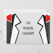 バウハウス·トゥキ結婚シード 招待状 (裏面)