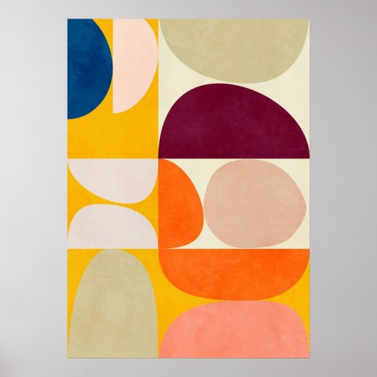 バウハウス, バウハウスデザイン, モダンデザイン, 幾何学模様 ポスター (正面)