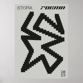 バウハウス,バウハウスデザイン,モダンデザイン,幾何学的 ポスター