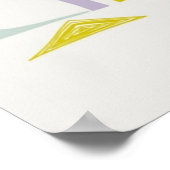 バウハウス, モダニスト, ミニマル, 幾何学的, 抽象的, ポスター (角)