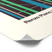 バウハウス, モダニスト, ミニマル, 幾何学, 抽象的,  ポスター (角)