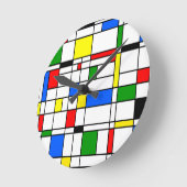 バウハウス ラウンド壁時計 (傾斜)