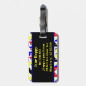 バウハウス ラゲッジタグ (裏面縦)