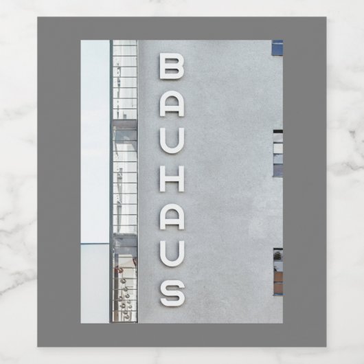 バウハウス ワインラベル (シングルラベル)