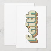 バウハウス 信仰 キリスト教 インスピレーション 雰囲気 招待状 (正面/裏面)