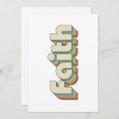 バウハウス 信仰 キリスト教 霊感 ヴァイブス 招待状 (正面/裏面)