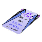 バウハウスTuxedo (Save The Date Magnet) マグネット (左側)