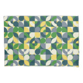 バウハカラフルウスモダン抽象芸術幾何学模様 枕カバー (正面)