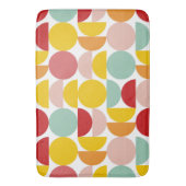 バウハカラフルウスレトロ幾何学 バスマット (正面縦)