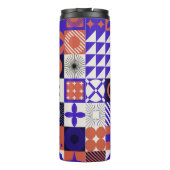 バウハモダンウスはっきりした:幾何学模様。 タンブラー (裏面)