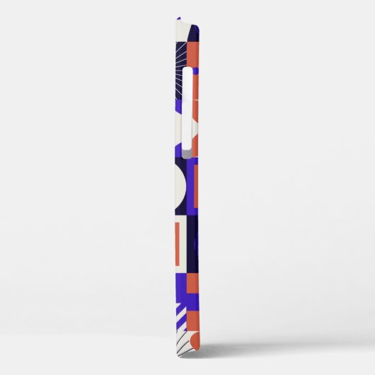 バウハモダンウスはっきりした:幾何学模様。 Case-Mate iPhoneケース (裏面 / 左)