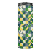 バウハモダンウス抽象芸術幾何学モノグラムパターン タンブラー (裏面)