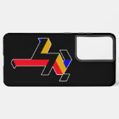 バウハランニングウスのマンポスター SAMSUNG GALAXYケース (左側面)