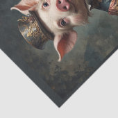 バウビクトリアンタイとトップハット付きノーブル豚 薄葉紙 (詳細)