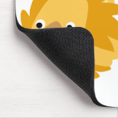 バウンシーな漫画のライオンの口 マウスパッド (コーナー)