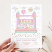 バウンシーキャッスル誕生日招待状 招待状
