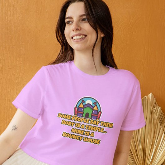 バウンシーハウス体ティー Tシャツ