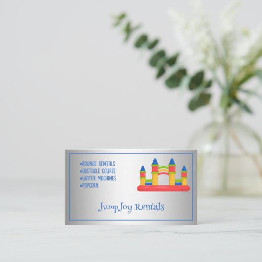 バウンシー城 名刺 (スタンド正面)