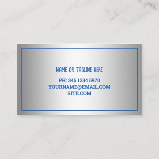 バウンシー城 名刺 (裏面)