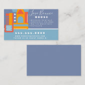 バウンスインフレータブルズハウスパーティーカーニバルレンタル 名刺 (正面/裏面)