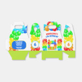 バウンスカラフルハウス誕生日 フェイバーボックス (折り畳みなし)